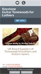 Mobile Screenshot of guitartonewoods4luthiers.co.uk