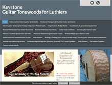 Tablet Screenshot of guitartonewoods4luthiers.co.uk